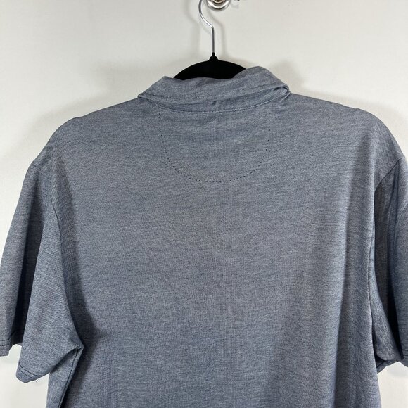 Nat Nast Polo Shirt Mens L Blue‎ Luxury Originals Short Sleeve Golf Performance - Picture 9 of 10